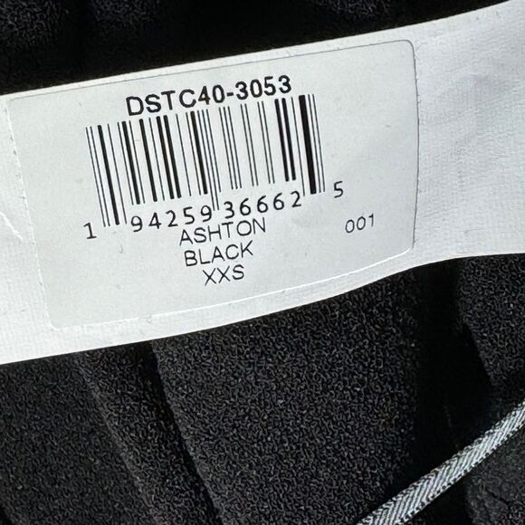 Dress The Population Ashton Black Wide Leg Cutaway Pants Sz XXS - Picture 9 of 11